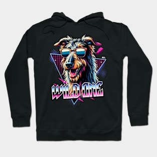 Wild One Scottish Deerhound Dog Hoodie